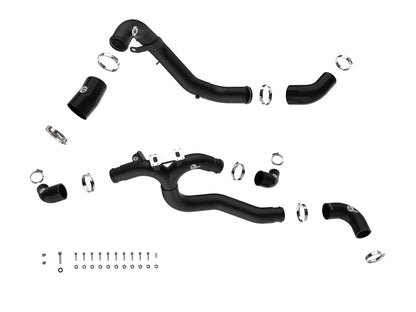 aFe 19-26 Genesis G70 V6 3.3L (tt) BladeRunner Aluminum Hot/Cold Charge Pipe Kit - Red