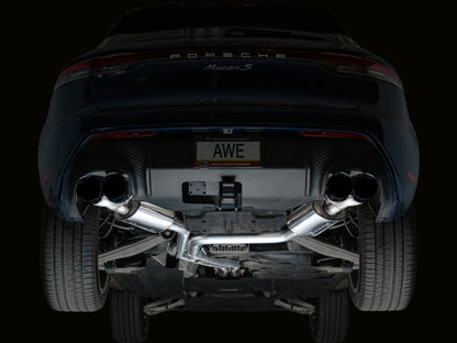 AWE Tuning 2022+ Porsche Macan 2.9TT Touring Edition Cat-Back Exhaust w/ Diamond Black Tips