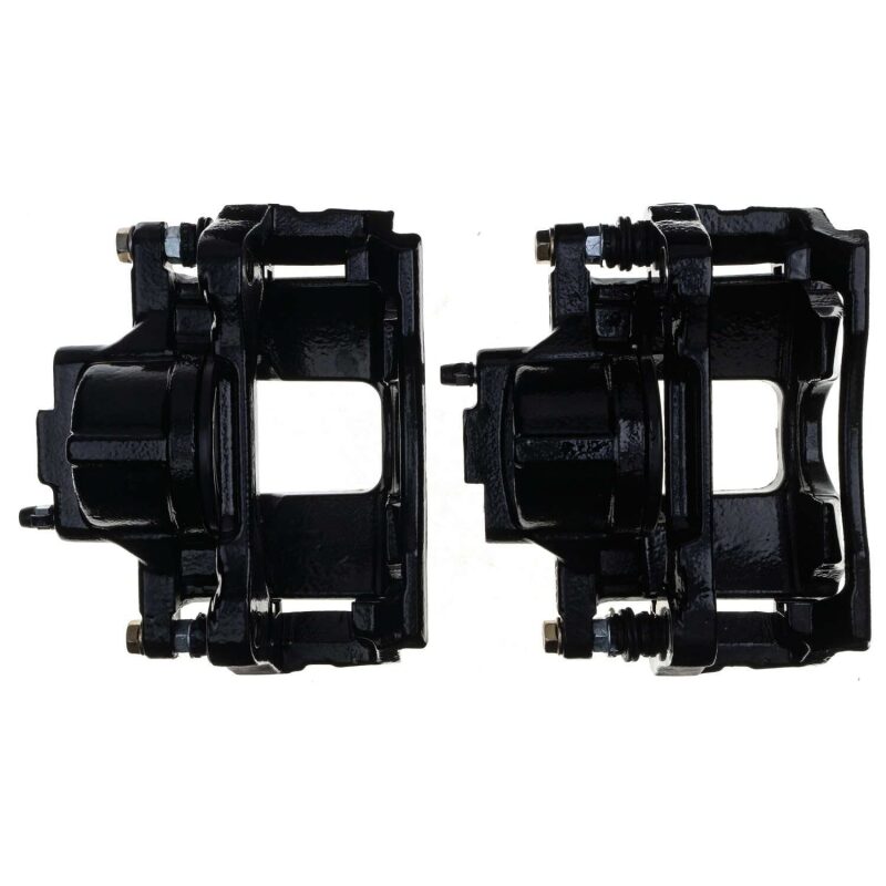PowerStop Power Stop 08-16 Chrysler Town & Country Front Black Caliper - Pair w/Bracket