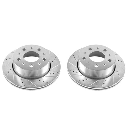 PowerStop Power Stop 14-19 Ram ProMaster 1500 Rear Evolution Drilled & Slotted Rotors - Pair
