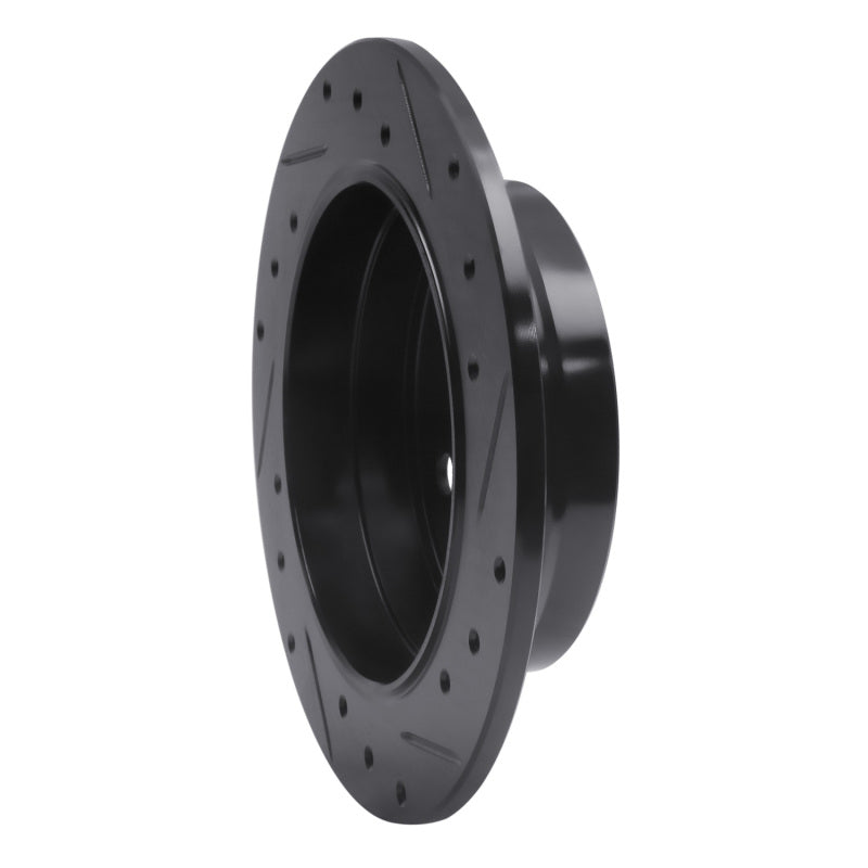 R1 Concepts R1 83-95 Mercedes-Benz 300CE Rear Left Drilled & Slotted Black Brake Rotor