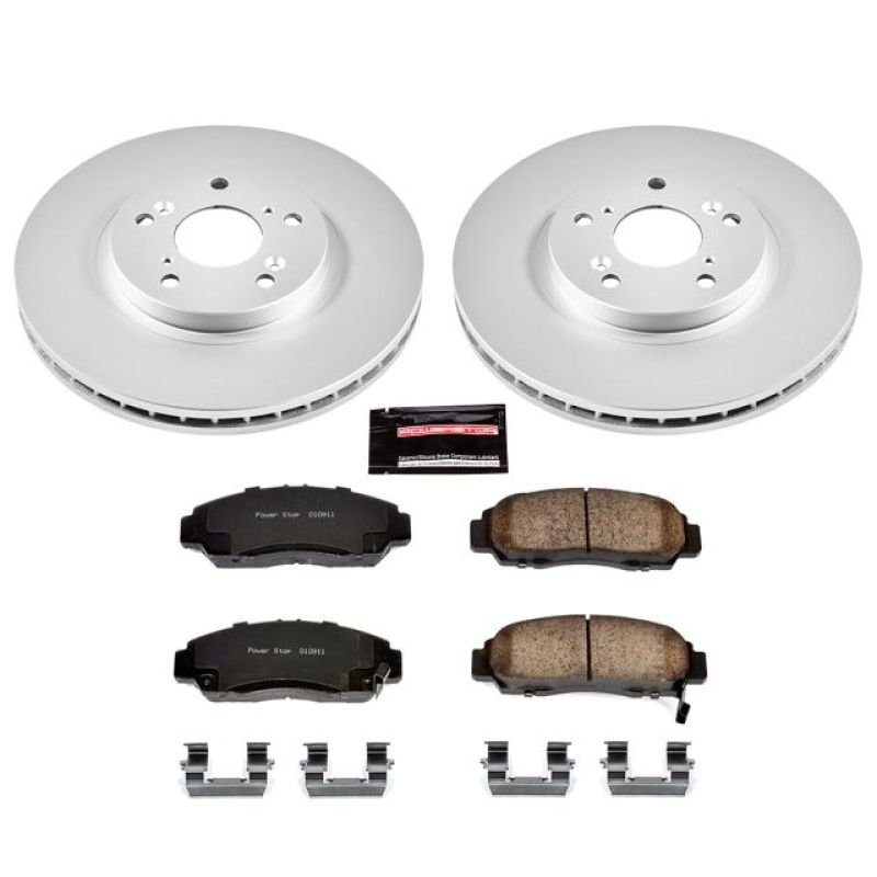 PowerStop Power Stop 01-03 Acura CL Front Z17 Evolution Geomet Coated Brake Kit