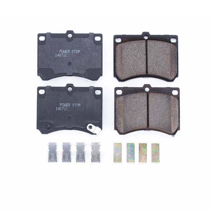 PowerStop Power Stop 91-03 Ford Escort Front Z17 Evolution Ceramic Brake Pads w/Hardware