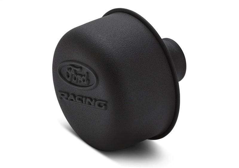 Ford Racing Black Crinkle Finish Breather Cap w/ Ford Racing Logo - Twist Type