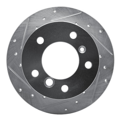 R1 Concepts R1 02-18 Dodge Sprinter 3500 Rear Left Drilled & Slotted Silver Brake Rotor