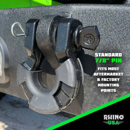 Rhino USA 8T Super Shackle 2-Pack (Blue)