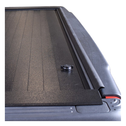 Pace Edwards Full Metal Matte Black JackRabbit Manual Retractable Tonneau Cover