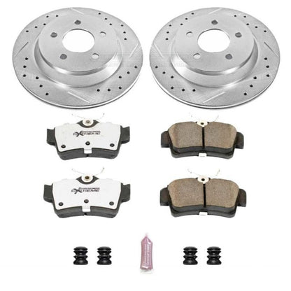 PowerStop Power Stop 94-99 Ford Mustang Rear Z26 Street Warrior Brake Kit