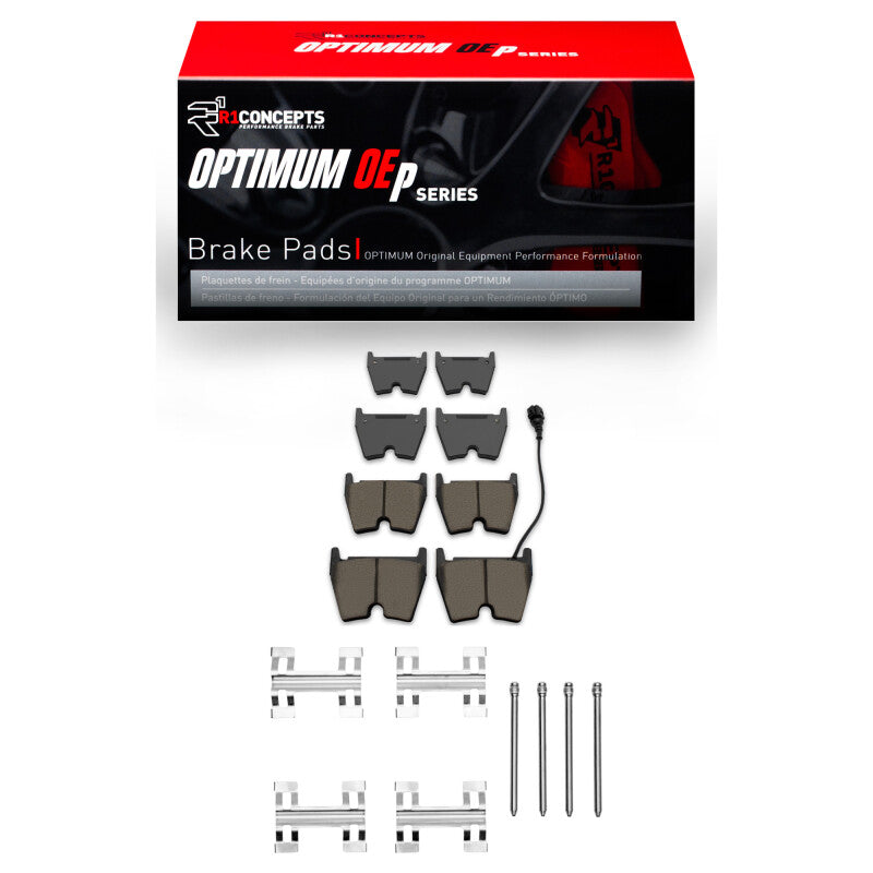 R1 Concepts R1 17-22 Audi TT Quattro RS Front Optimum OE Pads & Hardware Kit