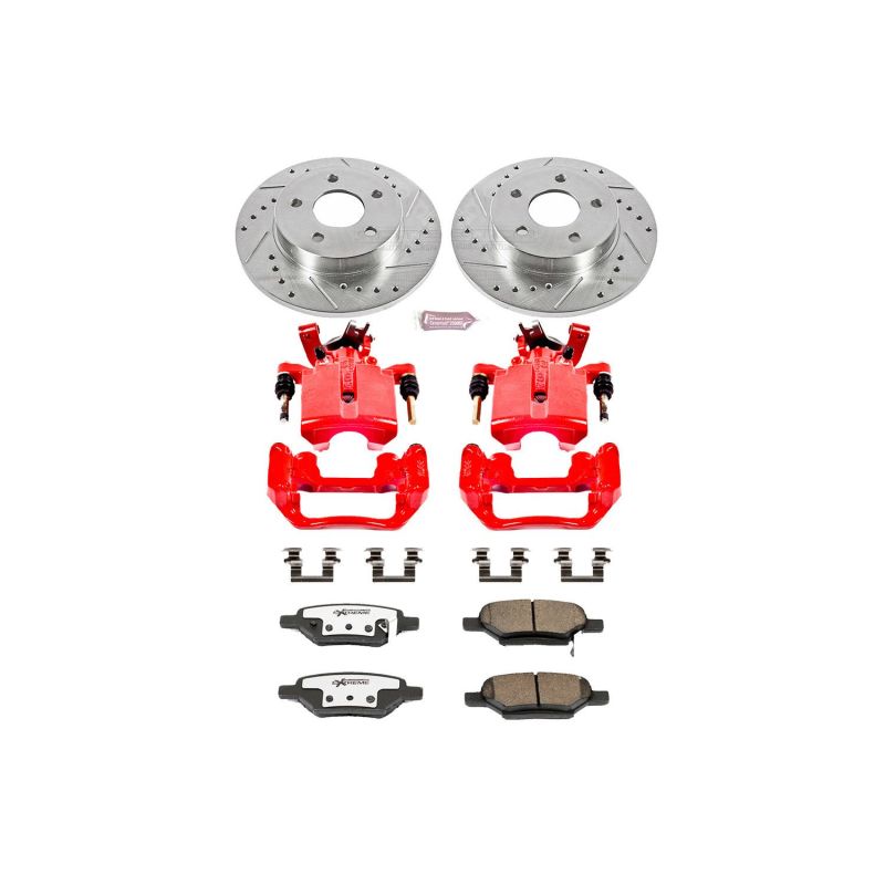 PowerStop Power Stop 05-07 Chevrolet Cobalt Rear Z26 Street Warrior Brake Kit w/Calipers