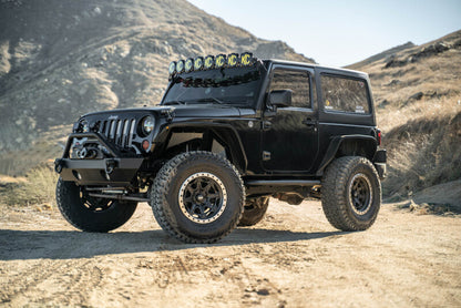 DV8 Offroad 07-18 Jeep Wrangler JK 2 Door Body/Pinch Weld Mounted Side Steps