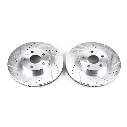 PowerStop Power Stop 03-08 Pontiac Vibe Front Evolution Drilled & Slotted Rotors - Pair