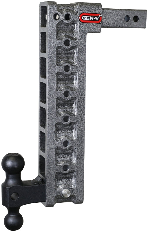 GEN-Y Hitch Gen-Y Mega Duty 2in Shank 17.5in Drop 2K TW 16K Hitch w/GH-051 Dual-Ball/GH-0100 Stabilizer Kit