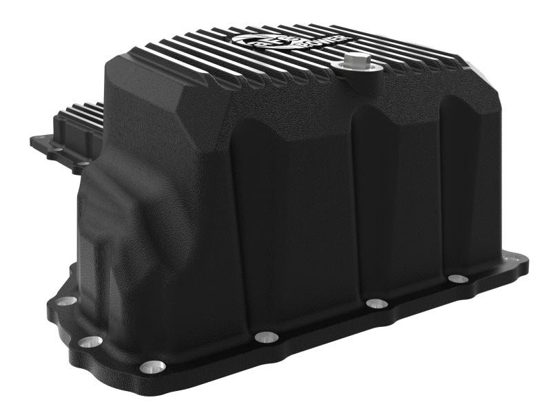 aFe 20-25 GM Diesel V8-6.6L L5P Engine Oil Pan w/ Machined Fins