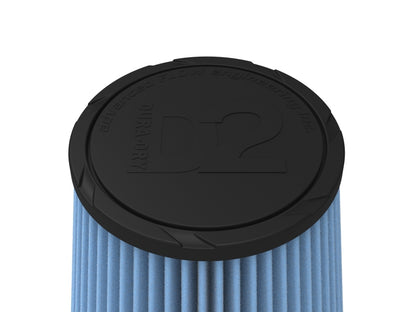 aFe POWER Universal Clamp-On Air Filter w/ D2 Dura-Dry Media - 6in F x 7.5in B x 5.5in T x 7in H