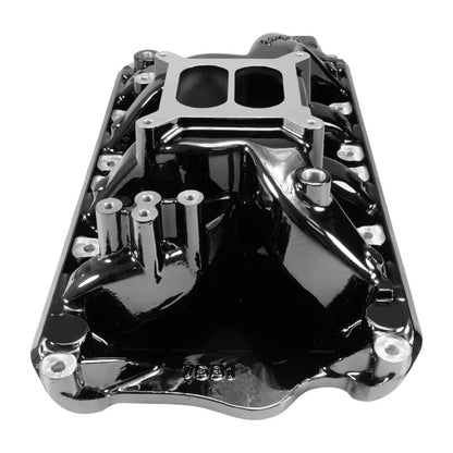 Edelbrock RPM Air-Gap Small Block Ford 351W Intake Manifold - Black Plasma Finish