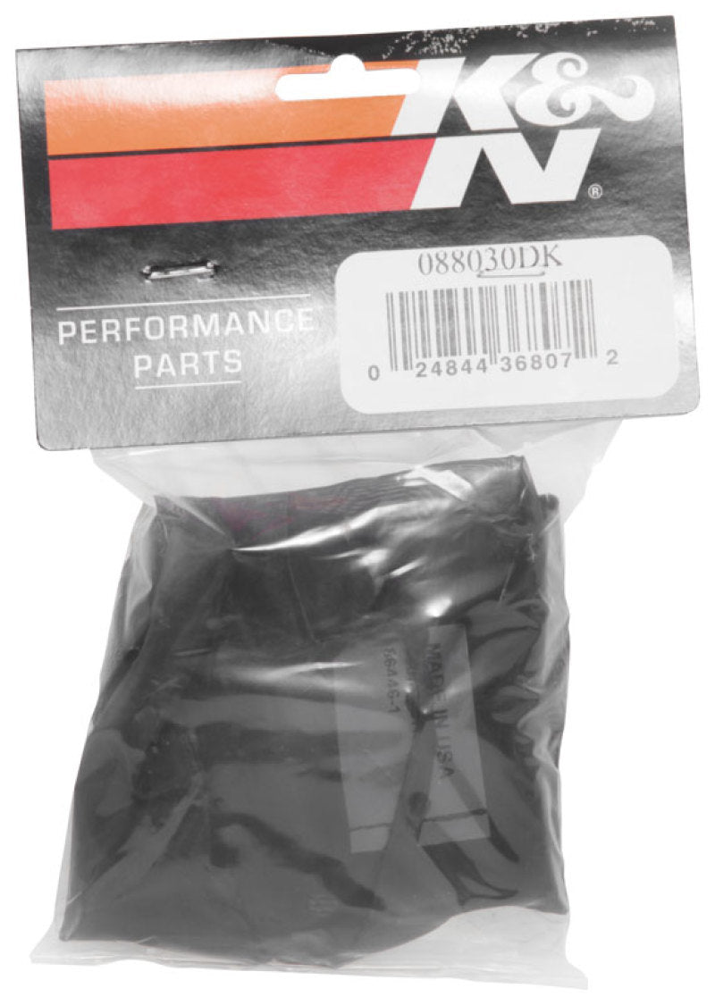 K&N Engineering K&N Drycharger Air Filter Wrap 8-3/4in X 10-1/4in X 3in Black