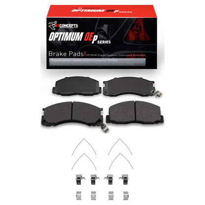 R1 Concepts R1 91-96 Toyota Previa Front Optimum OE Pads & Hardware Kit