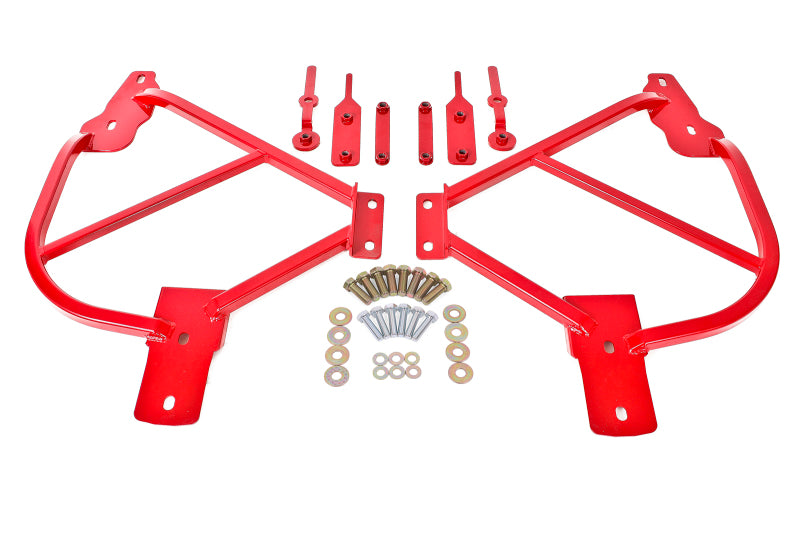 BMR Suspension BMR 10-15 5th Gen Camaro Bolt-On Subframe Connectors - Red