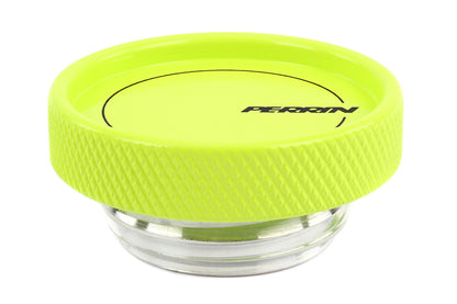 Perrin Performance PERRIN 02-26 Subaru Impreza/WRX/STI & 13-26 Crosstrek/BRZ/FR-S/GR86/GR86 Oil Fill Cap - Neon Yellow