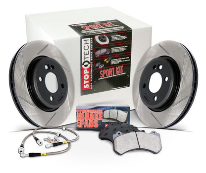 Stoptech Sport Axle Pack, Drilled & Slotted, Rear