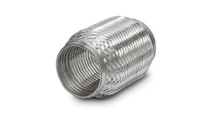 Vibrant SS Turbo FLEX Coupling with Interlock Liner 2in inlet/outlet x 4in long