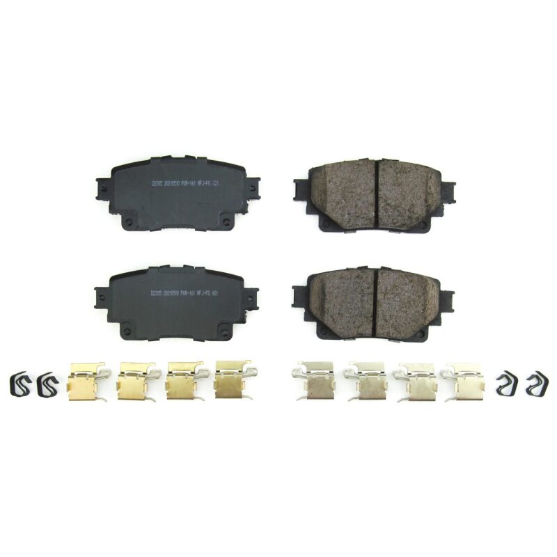 PowerStop Power Stop 20-21 Toyota Highlander Rear Z17 Evo Ceramic Brake Pads w/Hardware