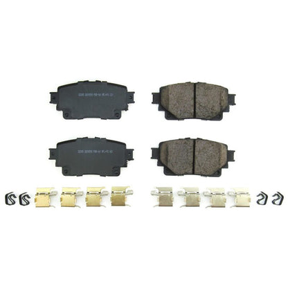PowerStop Power Stop 20-21 Toyota Highlander Rear Z17 Evo Ceramic Brake Pads w/Hardware