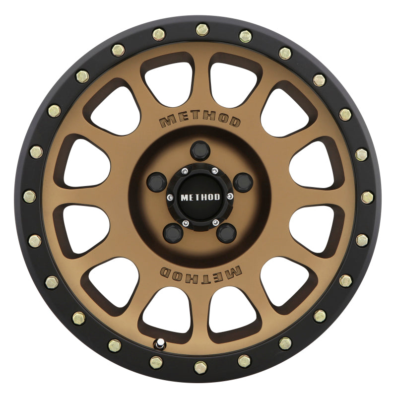 Method Wheels Method MR305 NV 20x9 +25mm Offset 5x150 116.5mm CB Method Bronze/Black Street Loc Wheel