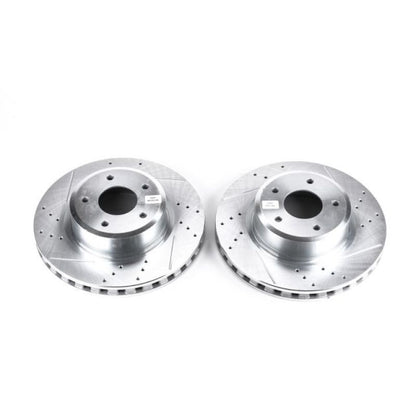 PowerStop Power Stop 05-06 Pontiac GTO Front Evolution Drilled & Slotted Rotors - Pair