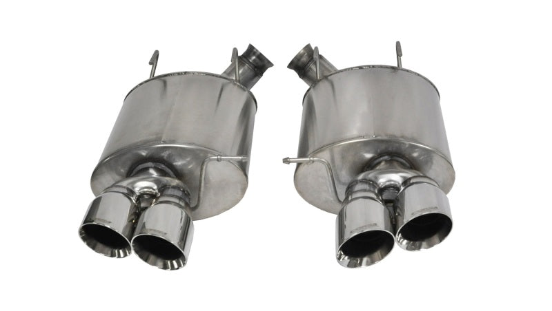 CORSA Performance Corsa 2013-2014 Ford Mustang Shelby GT500 5.8L V8 Polished Sport Axle-Back Exhaust