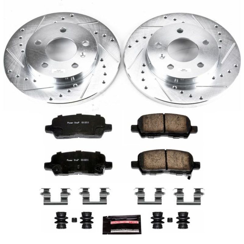 PowerStop Power Stop 05-09 Buick Allure Rear Z23 Evolution Sport Brake Kit