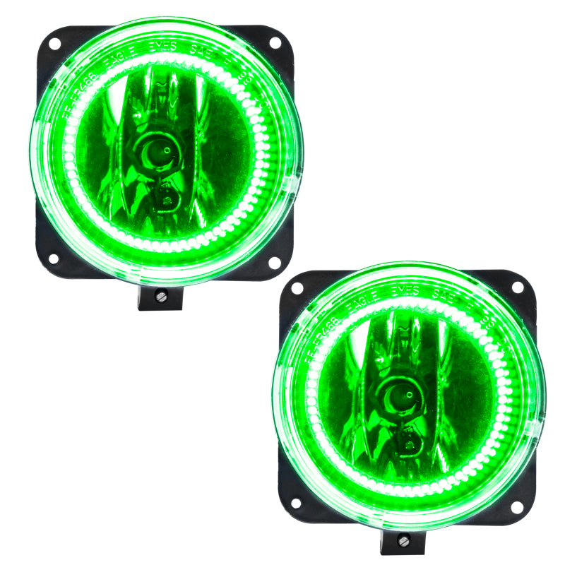 ORACLE Lighting Oracle 00-02 Lincoln LS LED Fog Light Halo Kit - Green