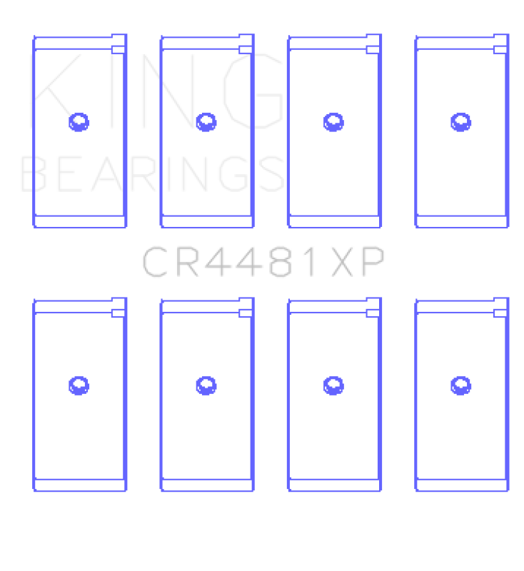 King Engine Bearings King Mitsubishi 4G63/4G64 6 Bolt 1st Gen DSM Performance Rod Bearing Set - Size +0.25mm