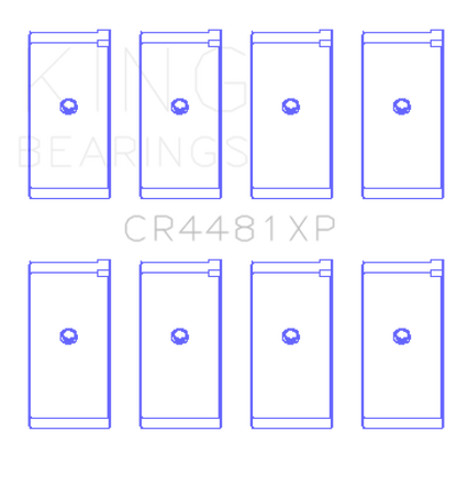 King Engine Bearings King Mitsubishi 4G63/4G64 6 Bolt 1st Gen DSM Performance Rod Bearing Set - Size +0.25mm