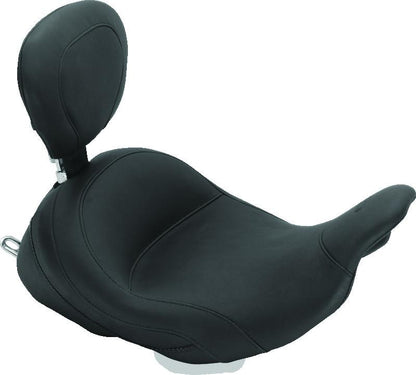 Mustang Motorcycle Mustang 08-21 Harley Electra Glide Std,Rd Glide,Rd King,Str Glide Lowdow Touring Solo Seat - Black