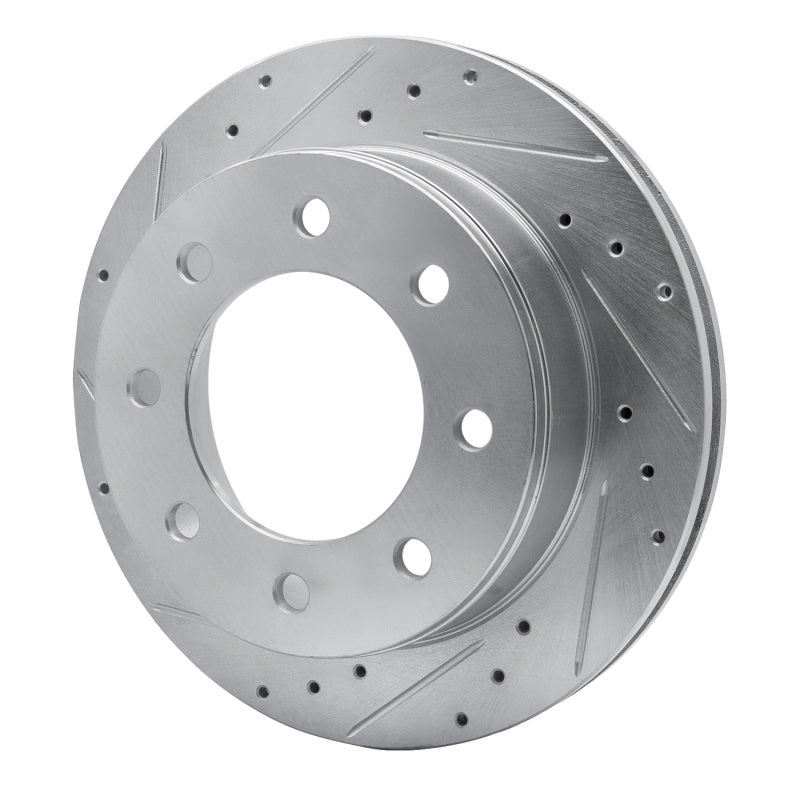 R1 Concepts R1 99-25 Chevrolet Suburban 2500 Rear Left Drilled & Slotted Silver Brake Rotor
