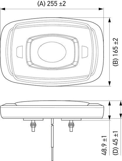 Hella L/Bar Mini 10In Led (Mv Mag Amber)