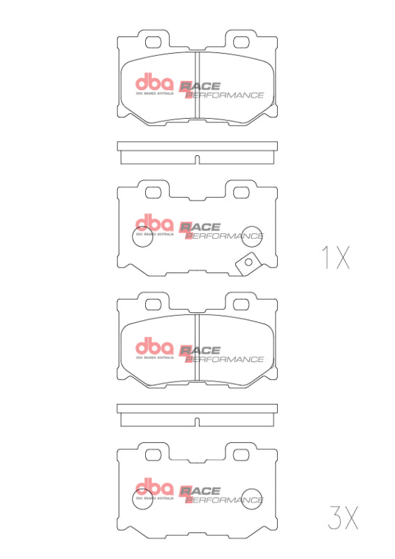DBA 09-20 Nissan 370Z RP Performance Rear Brake Pads