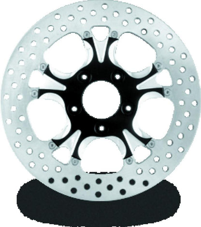 Performance Machine Disc/Carr 11.5 Gatlin Rear - Contrast Cut Platinum