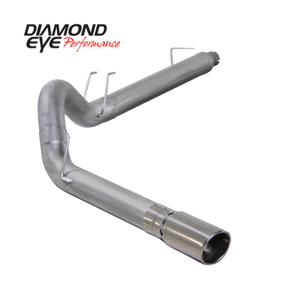 Diamond Eye Performance Diamond Eye KIT 5in DPF-BACK SGL AL 08 6 4L F250-F350 PCKGD BX46X14X14OD EL-PL 44inX13 5inX13 5inID