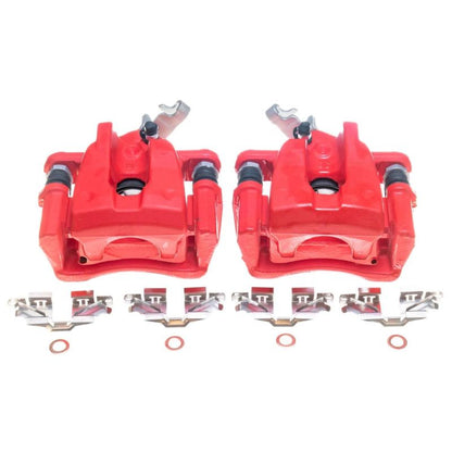 PowerStop Power Stop 09-10 Pontiac Vibe Rear Red Calipers - Pair
