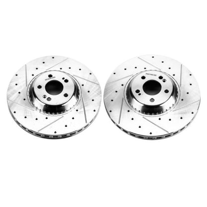 PowerStop Power Stop 18-21 Mercedes-Benz S560 Front Drilled & Slotted Rotor - Pair