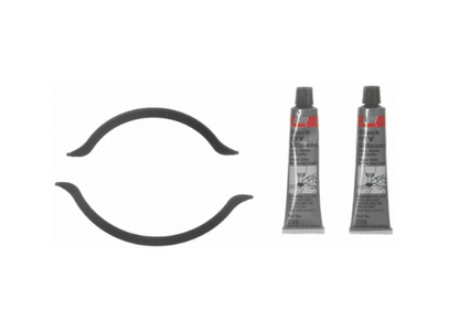 Fel-Pro 01-05 Mazda Miata Engine Oil Pan Gasket Set - RTV Black Silicone w/ Rubber End Seals