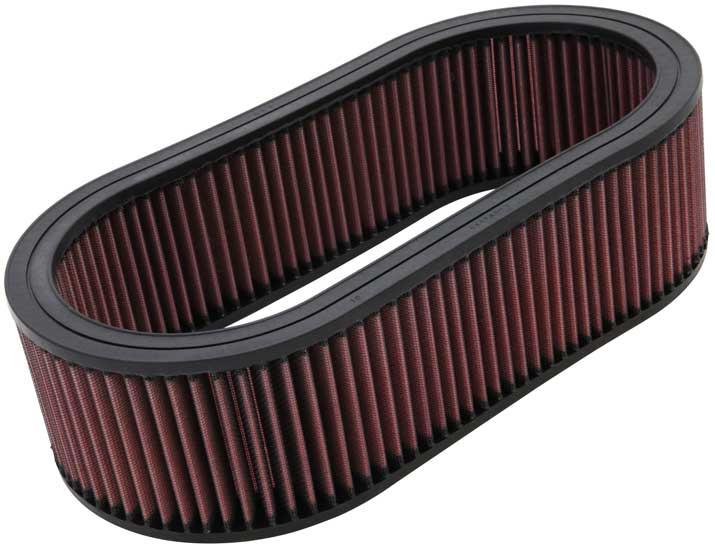 K&N Engineering K&N Custom Oval Air Filter 7.75in OW X 14.625in OL x 4in H