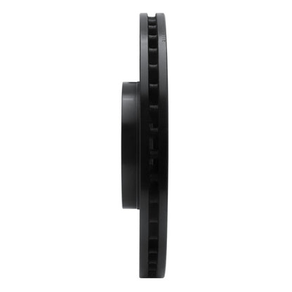 R1 Concepts R1 06-12 Mercedes-Benz R350 Front Right Drilled & Slotted Black Brake Rotor
