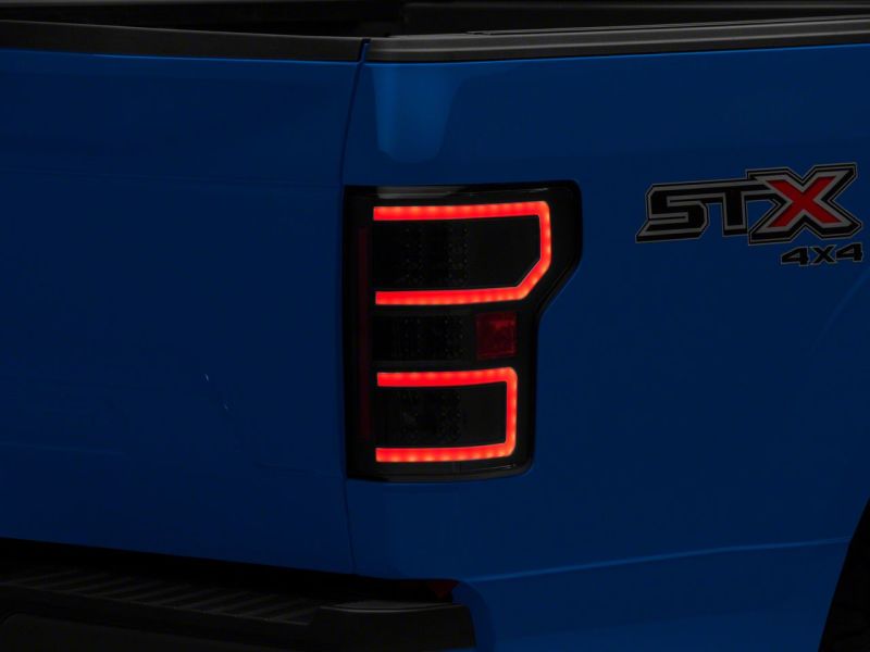 Raxiom 18-20 Ford F-150 LED Tail Lights- Black Housing (Clear Lens)