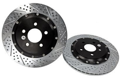 Baer Brakes 15-23 Ford Mustang GT/EcoBoost w/ Perf. Pac. Eradispeed+ Rear 2pc SDZ Perf. Brake Rotors