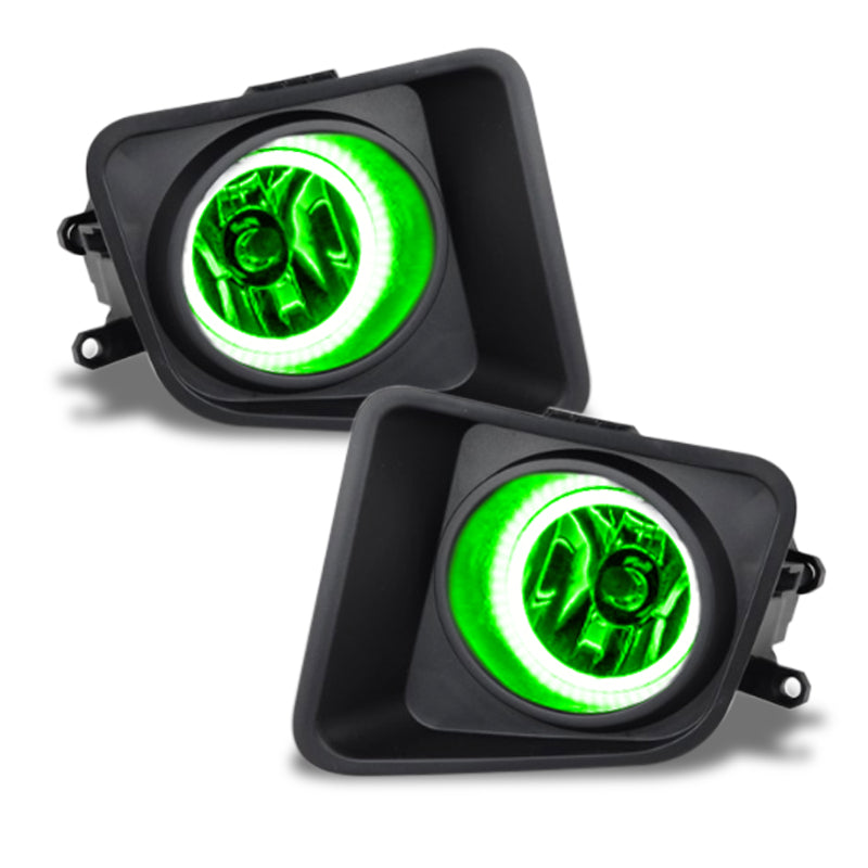 ORACLE Lighting Oracle 14-18 Toyota Tundra LED Fog Light Halo Kit - Green