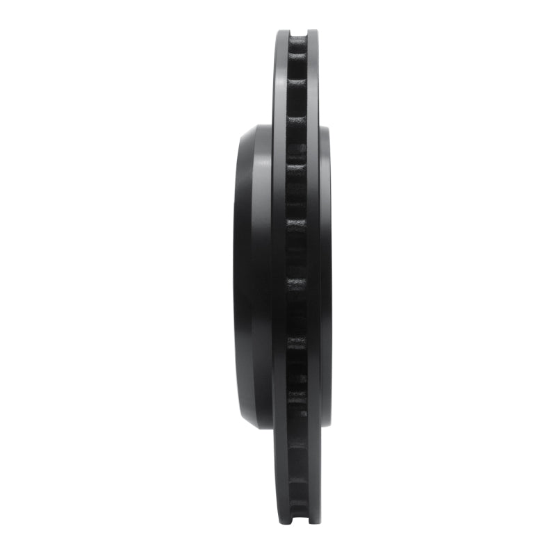 R1 Concepts R1 2012-2025 Dodge Durango Rear Left Drilled & Slotted Black Brake Rotor